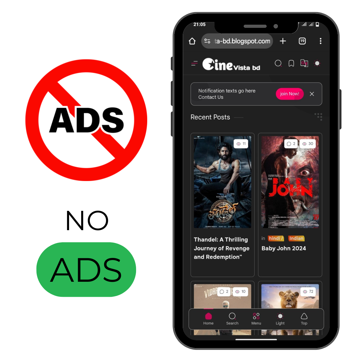 cinevista bd add free